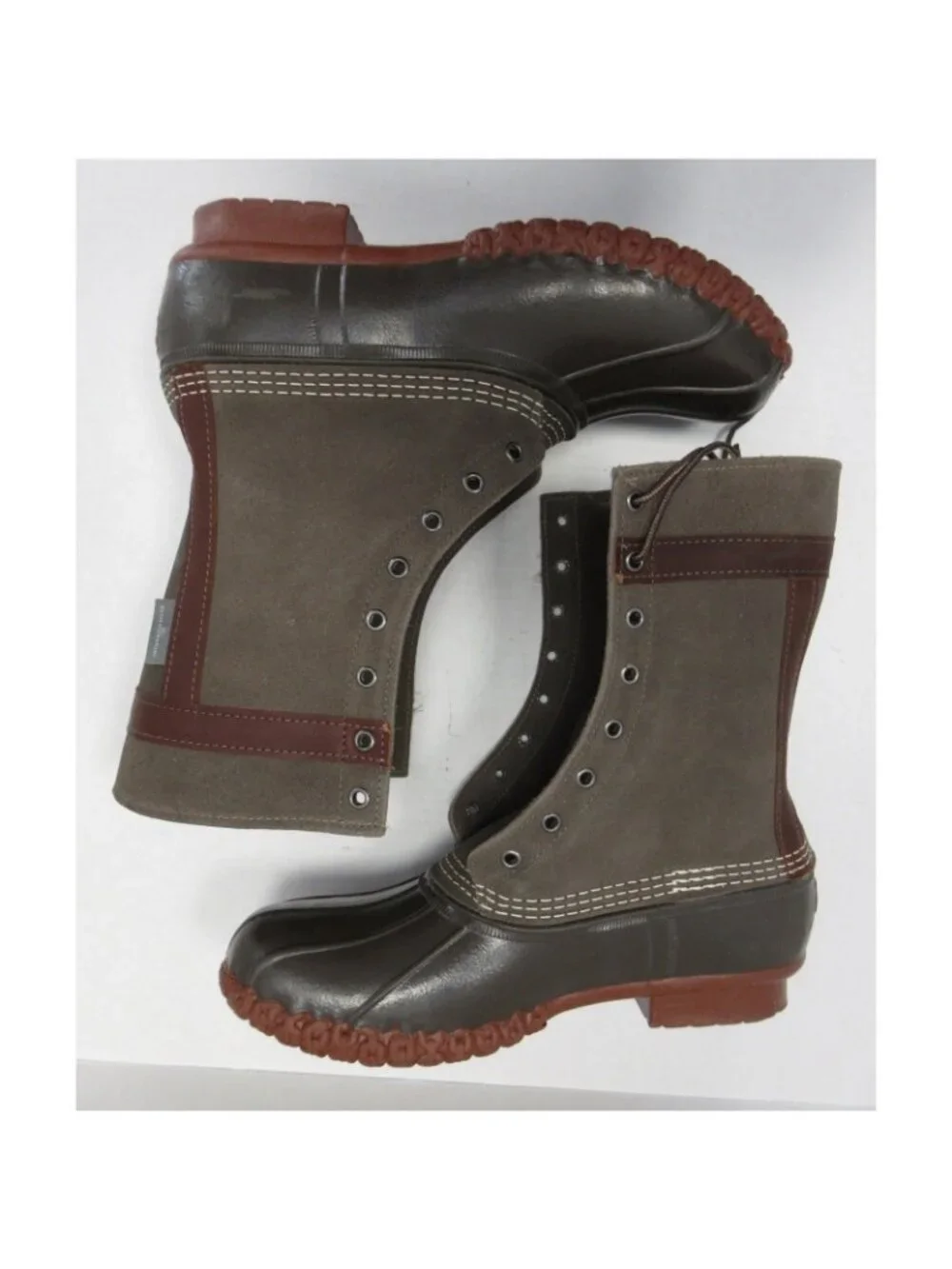 LL Bean Bean Boots 10 M Signature Primaloft Leather Insulated Duck USA